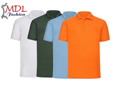 Herren Poloshirt Polo Baumwolle classic Superwash Short Sleeved Sports Work Top