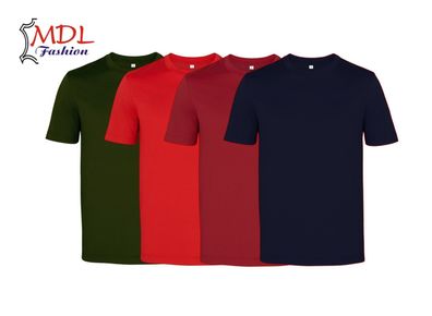 Herren T-shirt Baumwolle classic Superwash T-Shirt Short Sleeved Sports Work Top