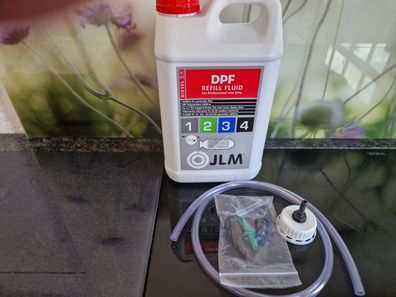 JLM DPF Refill Fluid Nachfüllflüssigkeit 3 Liter Kanister Refill Kit + Anleitung