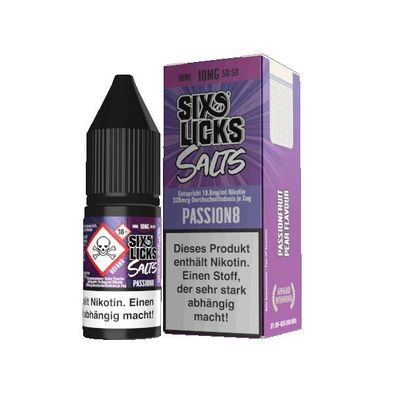 Passion8 - Six Licks Nikotinsalz" 0mg