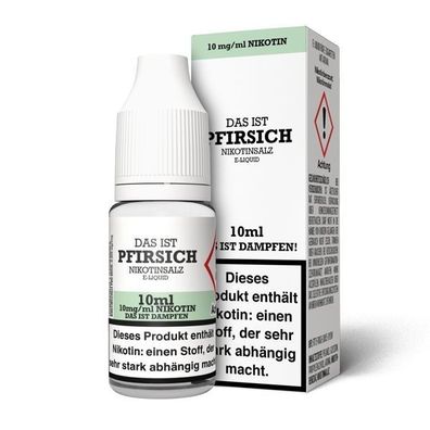 Pfirsich - Das ist Dampfen NicSalt" 0mg