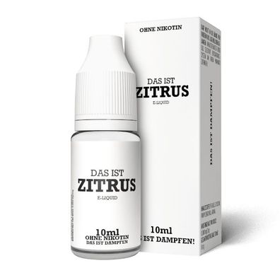 Zitrus - Das ist Dampfen E-Liquid" 0mg