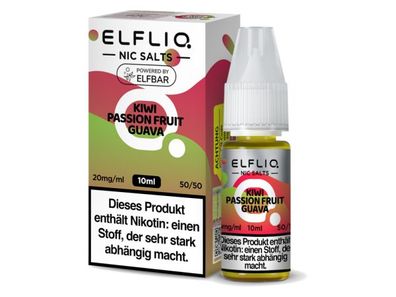 ELFLIQ - Kiwi Passion Fruit Guava - Nikotinsalz Liquid