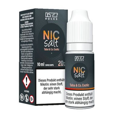 Exotic Tabak & Co. - KTS Nic Salt Nikotinsalz 20mg