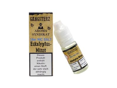 Gangsterz - Eukalyptus-Minze - Nikotinsalz Liquid 18 mg/ ml