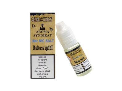 Gangsterz - Kokoszipfel - Nikotinsalz Liquid 18 mg/ ml