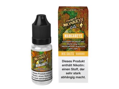 Twelve Monkeys - Mangabeys - Nikotinsalz Liquid 20 mg/ ml