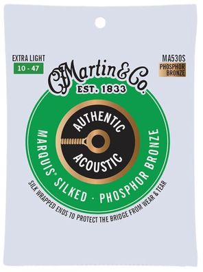 Martin MA530S - Marquis silked Phosphor Bronze - extra light (010-047) - Saiten
