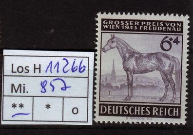 Los H11266: Deutsches Reich Mi. 857 * *