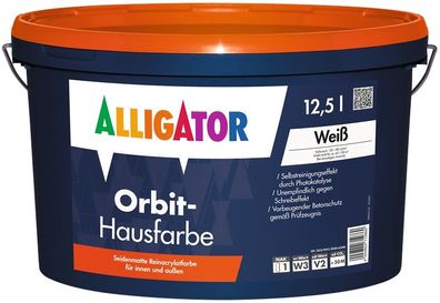 Alligator Orbit-Hausfarbe LEF 12,5 Liter weiß