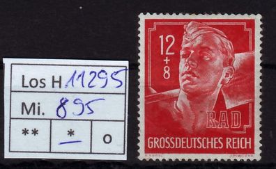 Los H11295: Deutsches Reich Mi. 895 *