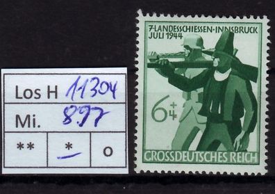 Los H11304: Deutsches Reich Mi. 897 *