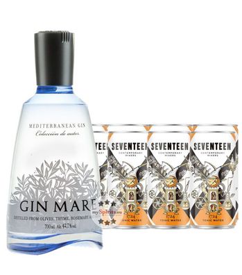 Gin Mare & 8 x 1724 Tonic Water Set (42,7 % Vol., 2,3 Liter) (42,7 % Vol., hide)