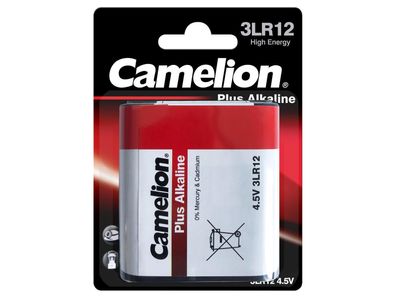 Flachbatterie Camelion Plus Alkaline 4,5 V, Typ 3LR12