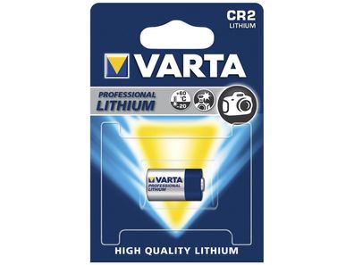 Lithium-Photobatterie VARTA CR 2, 1er-Blister