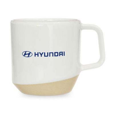 Original Hyundai Tasse 400ml Kaffeetasse Teetasse Porzellan weiß HMD00577
