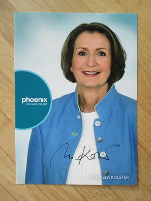 Phoenix Fernsehmoderatorin Michaela Kolster - handsigniertes Autogramm!!!