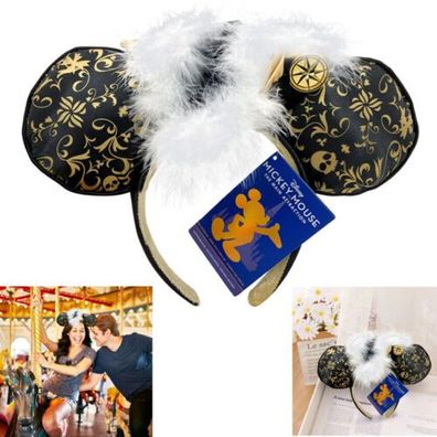 Disney-50th Anniversary Mickey Main Attraction- Pirates Caribbean Ears Headband-