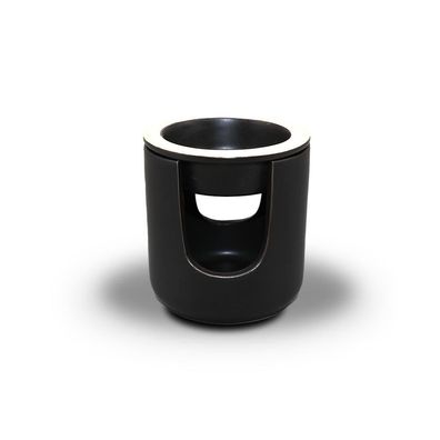 Aromalampe Duftlampe „Modern Classic“ schwarz für Teelichter / ätherische Öle