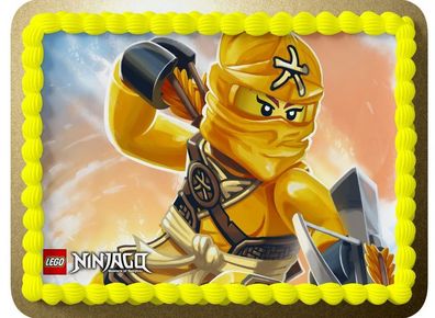 Essbar Ninjago Lego Tortenaufleger Torte Tortenbild Zuckerbild 3
