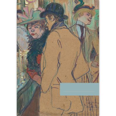 DIN A3 Malblock Kunst Motiv Henri de Toulouse-Lautrec: Alfred la Guigne, 1894 - Bh 11