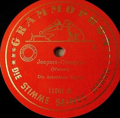 Akkordeon-Babies "Spatzenpolka / Jeepers-Creepers" Grammophon 1939 78rpm 10"