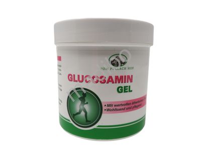 4,76 Euro pro 100ml Glucosamin Gel vom Pullach Hof 250 ml