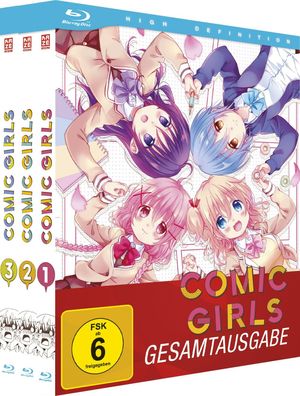 Comic Girls - Gesamtausgabe - Bundle Vol.1-3 - Blu-Ray - NEU