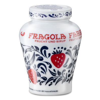 Food-United FABBRI Erdbeeren in Sirup eingelegt 600g Opaline Fragola aus Italien
