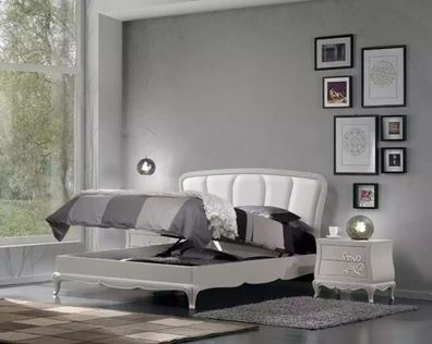 Bett 2x Nachttische 3 tlg. Schlafzimmer Set Modern Luxus Möbel Betten