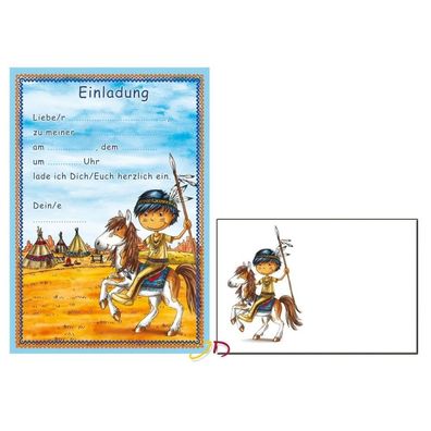 Einladungen Native Americans A5