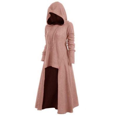 Medieval Women´s Carnival Vintage Oversized Hooded Dress