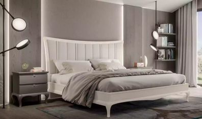 Design Schlafzimmer 3tlg. Bett 2x Nachttische Modern Luxus Betten Möbel