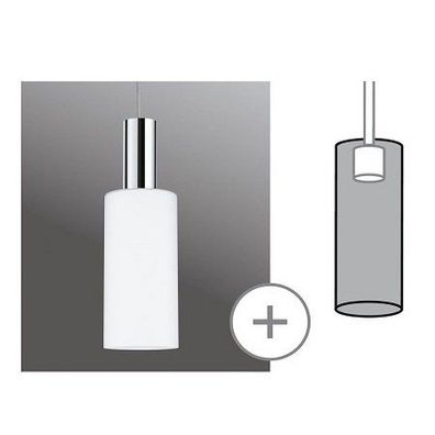 Paulmann 95606 Schienensystem Urail Schirm Raja 2Easy 100mm Opal