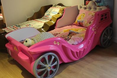 Kinderbett Kinderzimmer Bett Schlafzimmer Holz Prinzessin Mädchen Bett Neu