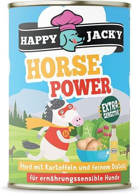 HAPPY JACKY Horse Power - 6 x 800g - hypoallergen ? Nassfutter