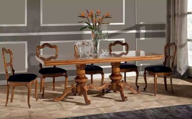 Esstisch Braun Luxus Tisch Holz Esszimmer Rechteckig Esstische Neu