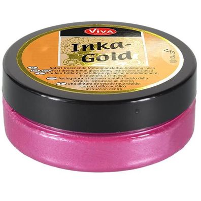 Inka-Gold Metallglanzfarbe magenta