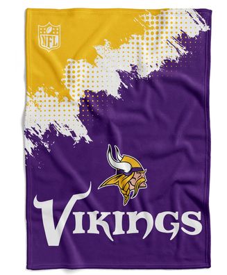 NFL Kuscheldecke Minnesota Vikings Corner Decke Fleece Throw Blanket 150x200cm
