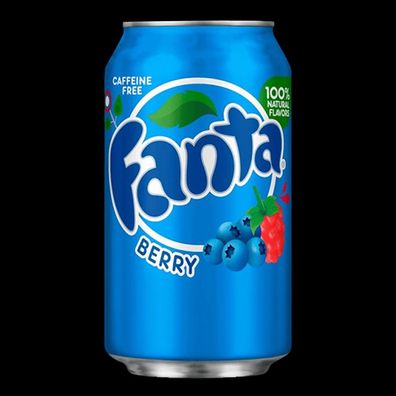 Fanta - Berry - 12x 355 ml USA Import Koffeinfrei Natürliche Zutaten