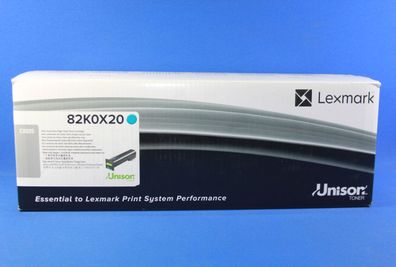 Lexmark 82K0X20 Toner Cyan -A
