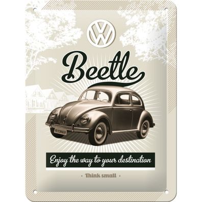 Nostalgic-Art - Blechschild 15x20 cm - Volkswagen - VW Retro Beetle