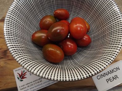 Zimtbirne Tomate Cinnamon Pear - Tomato 10+ Samen - Saatgut - Seeds P 280
