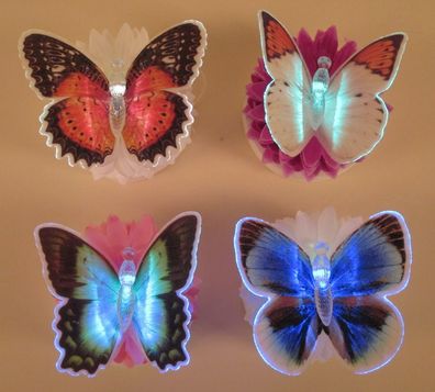 Schmetterling - Variation: Set bestehend aus vier Schmetterlingen