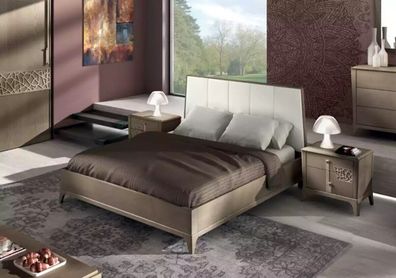 Design Schlafzimmer Sets Bett 2x Nachttische Klassischer Luxus Möbel