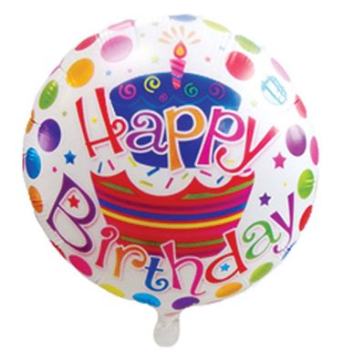 Folienballon Happy Birthday Heliumballon Luftballon Kindergeburtstag Geburtstag
