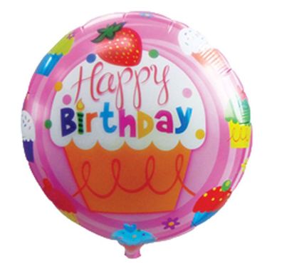 Folienballon Happy Birthday Luftballon Geburtstag Kindergeburtstag Heliumballon