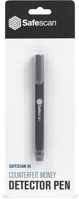 Safescan 111-0378 Falschgeld Stift Blisterpack 1 Prüfstift, blau/ grau