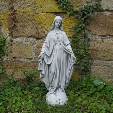 Massive Steinfigur Statue Figur heilige Madonna Maria Mutter Gottes Steinguss