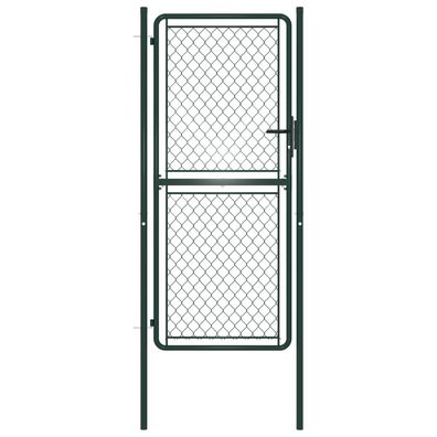 vidaXL Gartentor Stahl 100×175 cm Grün